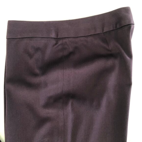 Anne Klein Modern Vintage Slim Fit Polyester Blend Trousers Purple Size 6 - Picture 6 of 9
